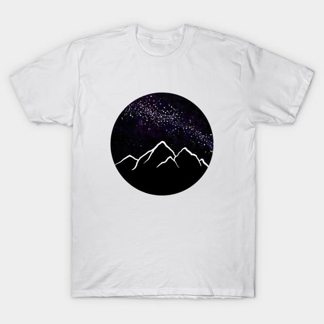 Night court - milky way T-Shirt by Ranp